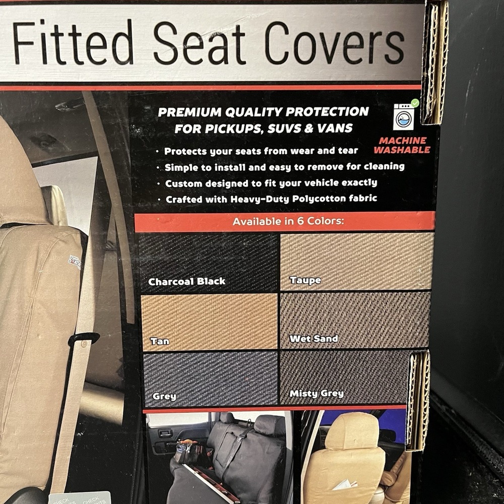 BRAND NEW!! Seat Saver By Covercraft Industries - SS2545PCGY - 2019 Dodge Ram - Picture 4 of 6